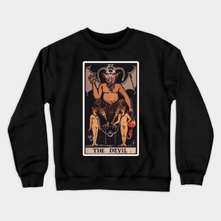 XV. The Devil Tarot Card Crewneck Sweatshirt